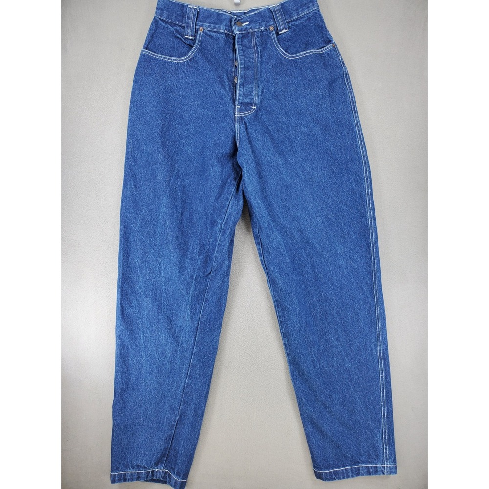 Chant Jeans Mens 34x34 Blue Vintage 90s Relaxed Tapered Made in USA High Rise